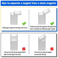 10Pcs Heavy-Duty Neodymium Magnets – Rectangular Craft and Office Solutions