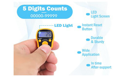 Islamic Gift Finger Counter 6-Pack 5 Digit LCD Electronic Digital Tasbeeh Ramada