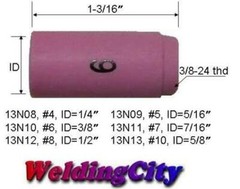 WeldingCity® 5-pk Ceramic Cup Nozzle 13N10 #6 3/8″ TIG Welding Torch 9/20/25 USA