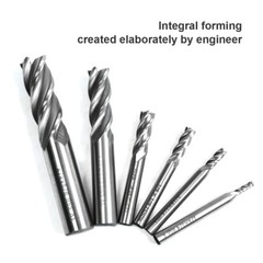 US 4/5/8/10pcs 1/4″Shank 1/8″ 3/16″ 1/4″End Mill Cutter CNC Router Bits 4 Flute