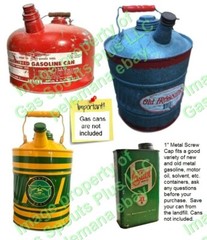 1″ EAGLE DELPHOS METAL GAS CAN SCREW CAP Fuel Gallon Pint Lid FOIL LINER 1 inch