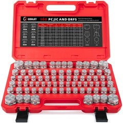 Hydraulic Cap and Plug Kit 160 PC JIC and ORFS 37° Dash Sizes 4 6 8 10 12 16