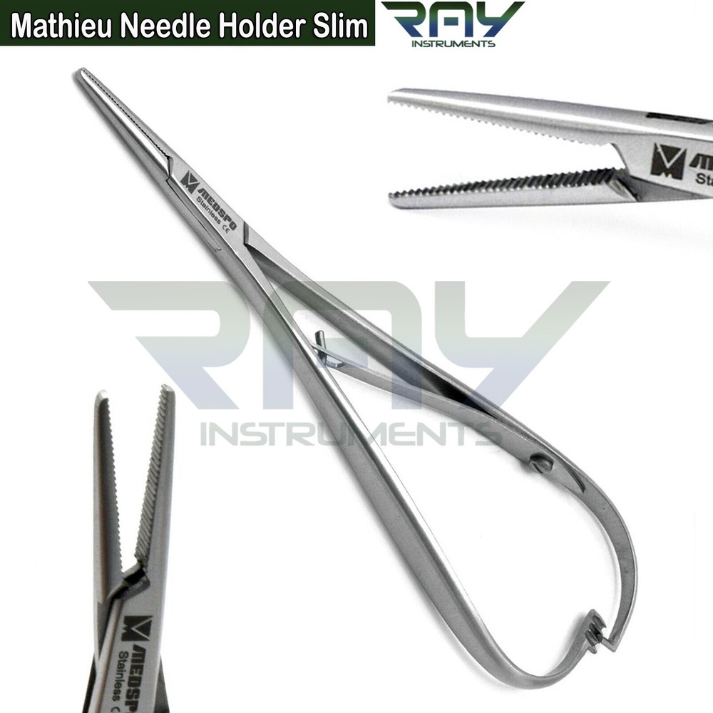 Orthodontic Mathieu Slim Line Needle Holder Forceps Ligature Pliers Narrow Tip