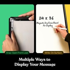 TSIGN Sidewalk Sign for Indoor & Outdoor Sign Open Aluminum A Frame Sign Pos…