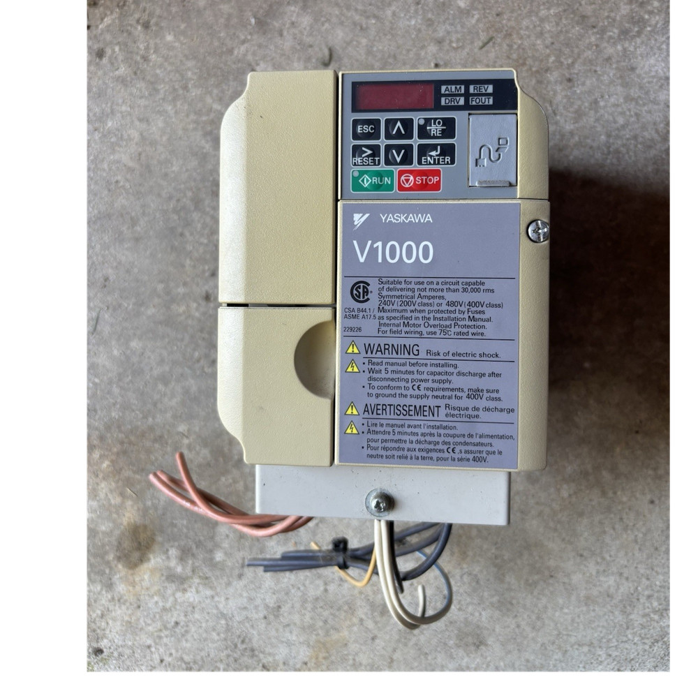 Yaskawa V1000 CIMR-VU2A0010FAA IP20 200-240V 3 Phase