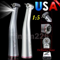 Dental 1:1 1:5 LED Fiber Optic Push Contra Angle Increasing Handpiece NSK types