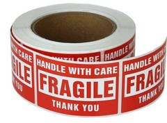 5 FRAGILE Handle with Care DOT 2×3 inch Shipping Label Sticker UPS Fedex USPS