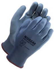 12 Pairs Nugear Polyurethane (PU) Palm Coated Protective Safety Work Gloves