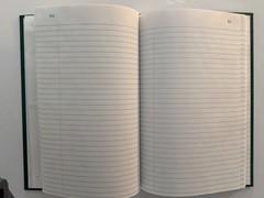 AVERY DENNISON ACCOUNT NOTEBOOK 9 1/2. X 6 1/4