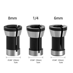 Easy Installation Router Bit Collet Chuck Clamping Adapter for CNC Engraving