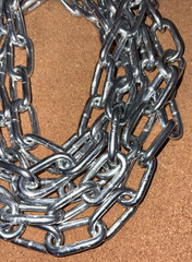 Coil Chain 10ft 10’ 5mm 3/16” 1100 lbs Rating – No Hooks – Q235 Steel