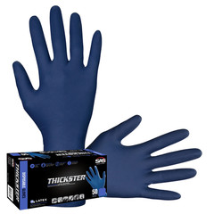 SAS.6602 SAS Safety Thickster Powdered Latex Exam Grade Glove, M