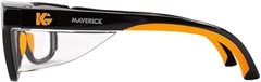 KleenGuard 49312 Maverick Black Frame Clear Anti Fog Lens Safety Glasses 1/Pair