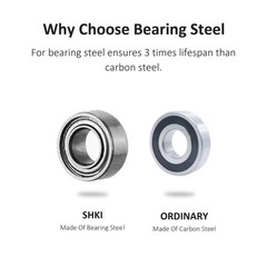 3x6x2.5 Mm Miniature Steel Bearings Mr63zz L630 673zz Deep Groove Ball Bearing P