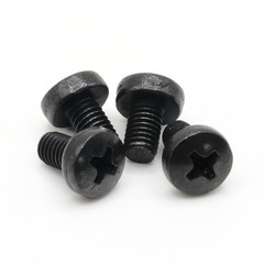 Stainless Screws for MINI Cooper License Plates (Set of 4, Black, Rear)
