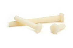 US Stock 50pcs M4 x 12mm Hex Nylon screws hex bolts screws White