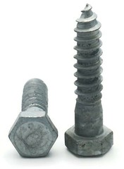 3/8″-7 Hex Lag Screws Hot Dip Galvanized Hex Head Lag Bolts – Select Length