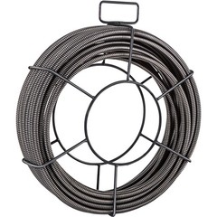 Drain Cleaning Cable 50 Feet x 1/2 Inch Solid Core Cable Sewer Cable