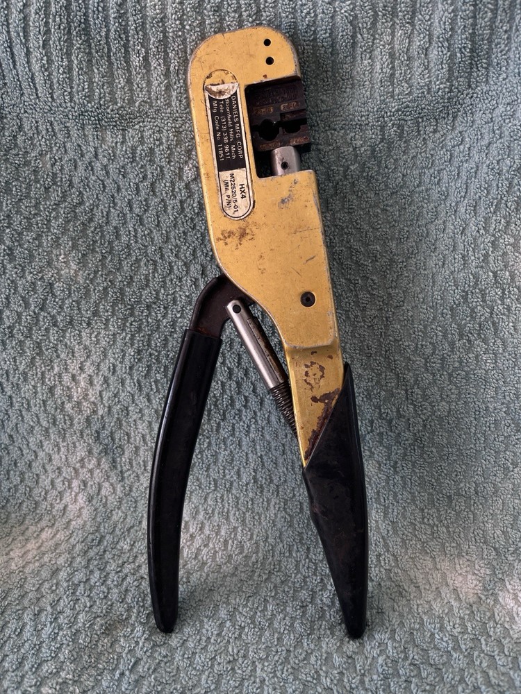 Daniels MFG Corp. DMC HX4 M22520/5-01 Open Frame Hand Crimper w/ Y501 Die
