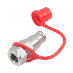 3/8 Flat Face Hydraulic Quick Connect Male Coupler 3/8 NPT Thread Heavy Duty