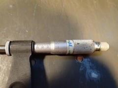 Moore & Wright 225-250mm x .02mm Oustide Micrometer with Calibration Rod England