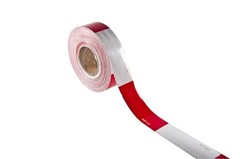 2″x150′ DOT-C2 PREMIUM Reflective Red and White Conspicuity Tape Trailer 1 Roll