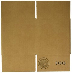 6x6x6 Corrugated Shipping Boxes Pack of 25 – Durable Cardboard Packaging