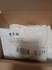 EATON M22-PV-K11 NON-ILLUMINATED EMERGENCY STOP, PUSH-PUSH 1NO/1NC