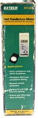 Extech 401025 Light Meter Foot Candle/Lux Meter (New In Box)