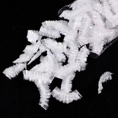 100 Pcs Clear Waterproof Ear Covers Disposable Caps for Shower Bath Hair Dye