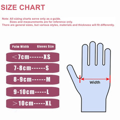 20/50/100PCS Pink Nitrile Gloves Disposable Latex Gloves Powder Free for Househo