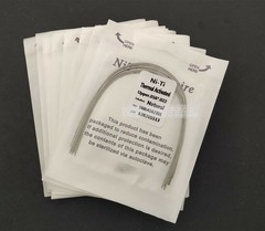 Dental Ortho Arch Wire Thermal Activated Niti Round Rectangular Natural Form