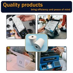 (50 Rolls) 2 1/4 x 85 Thermal Paper Rolls, BPA Free Thermal Receipt Paper Rol…