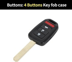 Replacement Key Fob Case for 2013-2015 Honda Accord, 4-Button Remote Shell MLBHL