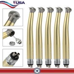 US NSK Dental High Speed Handpiece Air Turbine Anti-retraction 4 Hole Colorful