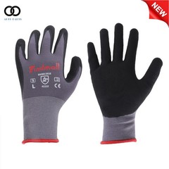 Safety Work Gloves MicroFoam Nitrile Coated Foam Gloves L-Size/12 Pairs
