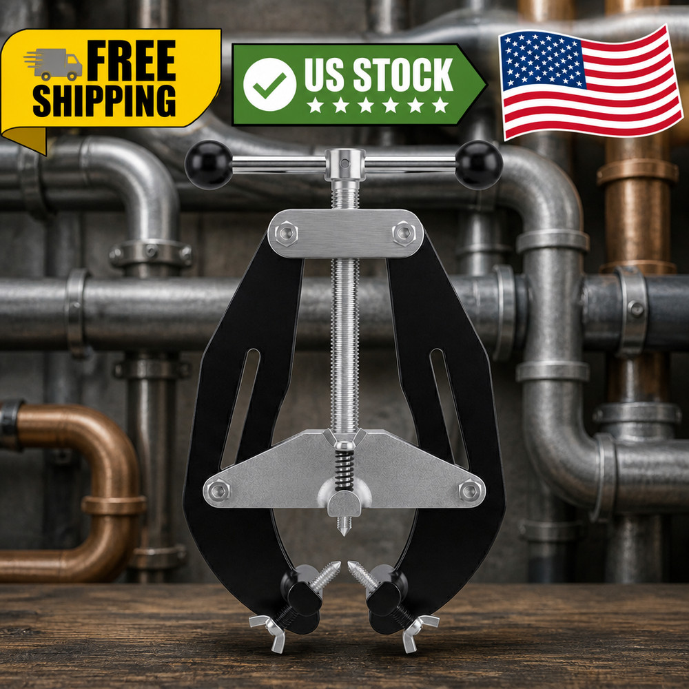 Pipe Clamp, 2 to 6 in, High Strength Ultra Clamp with Quick Acting Screws, Steel