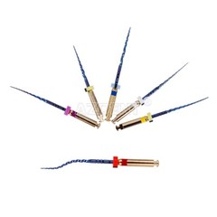 5 Packs Dental Rotary Heat Activated Canal Root Files Needles 25mm Engine Use