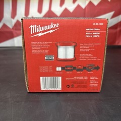 Milwaukee Tool 49-90-1900 Cartridge Filter, Fits Milwaukee 0880-20 Vacuum