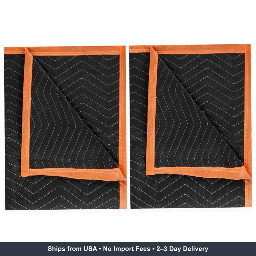 Large Moving Blankets 80 * 72in Heavy Duty Packing Blankets for Furniture Moving