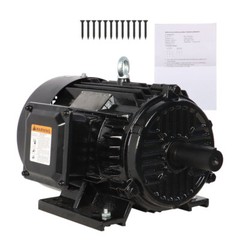 5 HP 3 Phase Electric Motor 1800RPM 184T Frame TEFC 230/460 Volt Severe Duty New