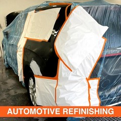 LAUCO Orange Automotive Refinishing Masking Tape – Autobody Painter’s Tape,
