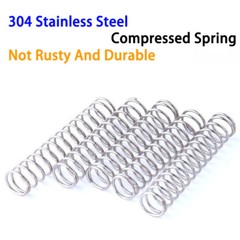 Compression Spring Wire Dia 2.0/2.5/3/4mm 304 Stainless Steel Pressure Spring