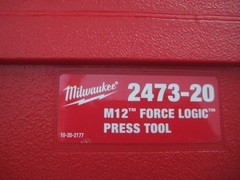 Milwaukee 2473-20 M12 Force Logic Press Tool Carrying Case only