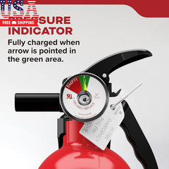 , FA110G, Multi Purpose Fire Extinguisher for Home, Office, Dorm, Residential, 1