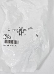 5 Pack Plug JIC Flare Fittings Steel 1/2″ x #8 Thread 10453 Hardware Tools