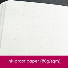 Leuchtturm1917 Medium A5 Dotted Hardcover Notebook (Berry) 249 Numbered Pages