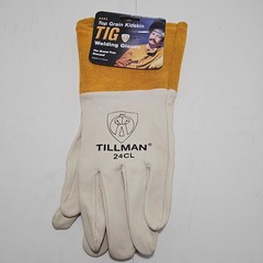 New Tillman Top Grain Kidskin TIG Welding Gloves 24CL Large New with Tags