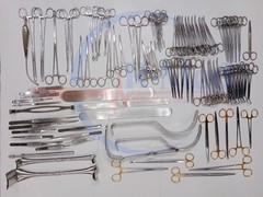 Basic Laparotomy 104 PCs Set General Surgery Instruments Best Quality
