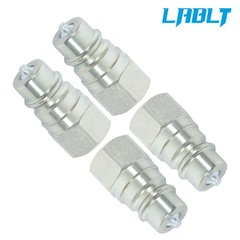 LABLT 4× AW32184 Male Hydraulic Quick Coupler Plug For John Deere 1023 1025